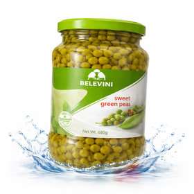 Belevini Sweet Green Peas, Moldovan Pickled Vegetables 680g (1.5lb)