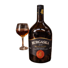 Burgaska Special Muskatova Grape Brandy, Bulgarian Rakija 700ml (23.7fl oz)