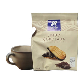 Lasta Lindo Chocolate Tea Biscuits with Chocolate Glaze 190g (6.7oz)