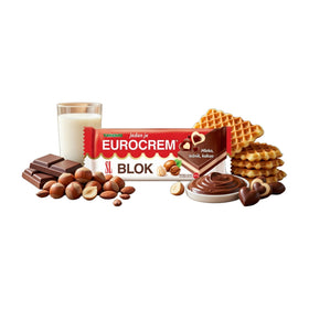 Sl Eurocrem Blok Serbian Chocolate Bar 80g (2.8oz)