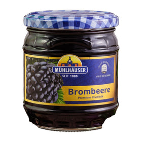 Mühlhäuser Extra Blackberry Jam, German Fruit Spread 450g (15.9oz)