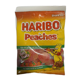 Haribo Peaches Gummy Candy 113g (4oz)