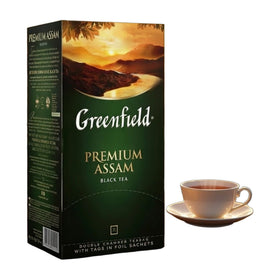 Greenfield Premium Assam Black Tea, Russian Blend 50g (1.8oz)