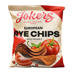 Jokers European Rye Chips Spicy Tomato, Ukrainian Snack 80g (2.8oz)
