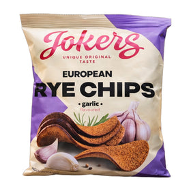Jokers European Rye Chips, Garlic Ukrainian Snack 80g (2.8oz)
