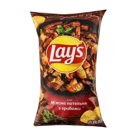 Lay's Fried Meat with Mushrooms Flavored Potato Chips 120g (4.2oz)