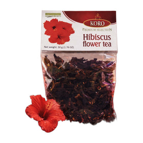 Koro Hibiscus Flower Loose Leaf Tea 50g (1.8oz)