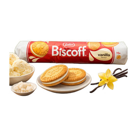 Lotus Biscoff Vanilla Cream Sandwich Cookies 150g (5.3oz)