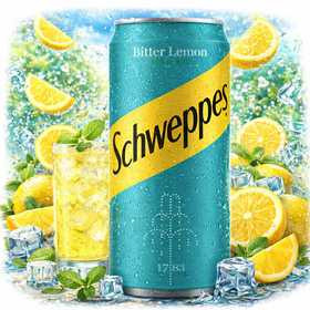 Schweppes Bitter Lemon Soda 330ml (11.2fl oz)