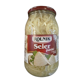 Rolnik Celeriac Strips, Polish Pickled Vegetables 900g (2lb)