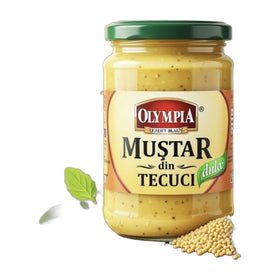 Olympia Tecuci Dulce Sweet Mustard, Romanian Style 300g (10.6oz)