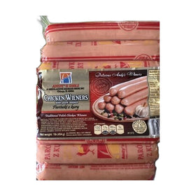 Andys Deli Chicken Wieners with Pork Added, Polish Style 454g (1lb)