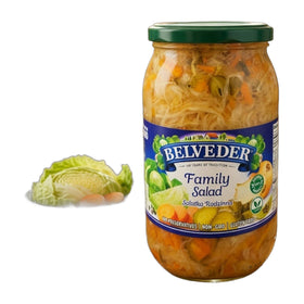 Belveder Family Salad Pickled Vegetable Mix, Polish Style 900g (2lb)
