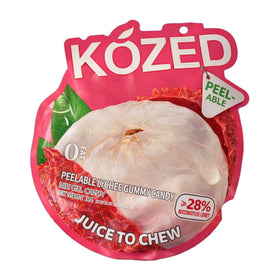 Kozed Peelable Lychee Gummy Candy 75g (2.6oz)