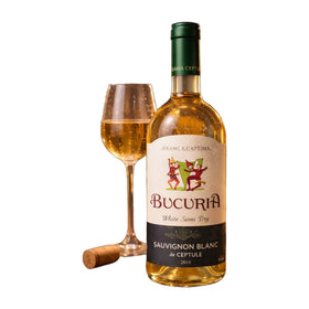 Crama Ceptura Bucuria Sauvignon Blanc 2019, Romanian Wine 750ml (25.4fl oz)