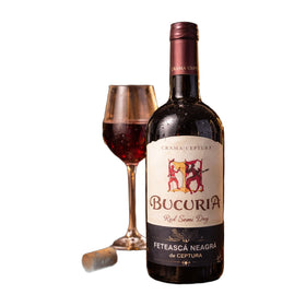 Crama Ceptura Bucuria Feteasca Neagra 2019, Romanian Wine 750ml (25.4fl oz)