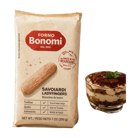 Forno Bonomi Savoiardi Ladyfingers, Italian Biscuits 200g (7.1oz)