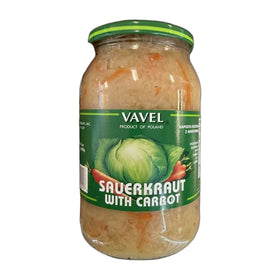 Vavel Sauerkraut Polish Pickled Cabbage 900g (2lb)