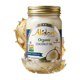 Alidoro Refined Virgin Organic Coconut Oil 414ml (14fl oz)