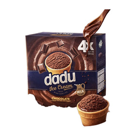 Dadu Choco Ice Cream Pack, Lithuanian Dairy Dessert 1L (33.8fl oz)