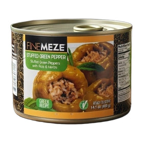 Fine Meze Stuffed Green Pepper Dolma with Rice & Herbs, Greek Style 400g (14.1oz)