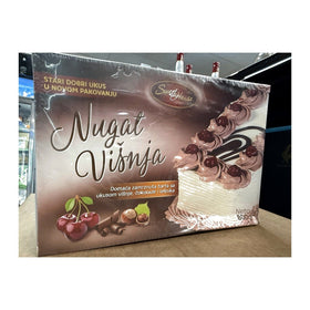 Sweet House Torta Nugat Visnja Cake, Bulgarian Specialty 800g (1.8lb)