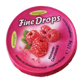 Woogie Fine Drops Raspberry Hard Candy 175g (6.2oz)
