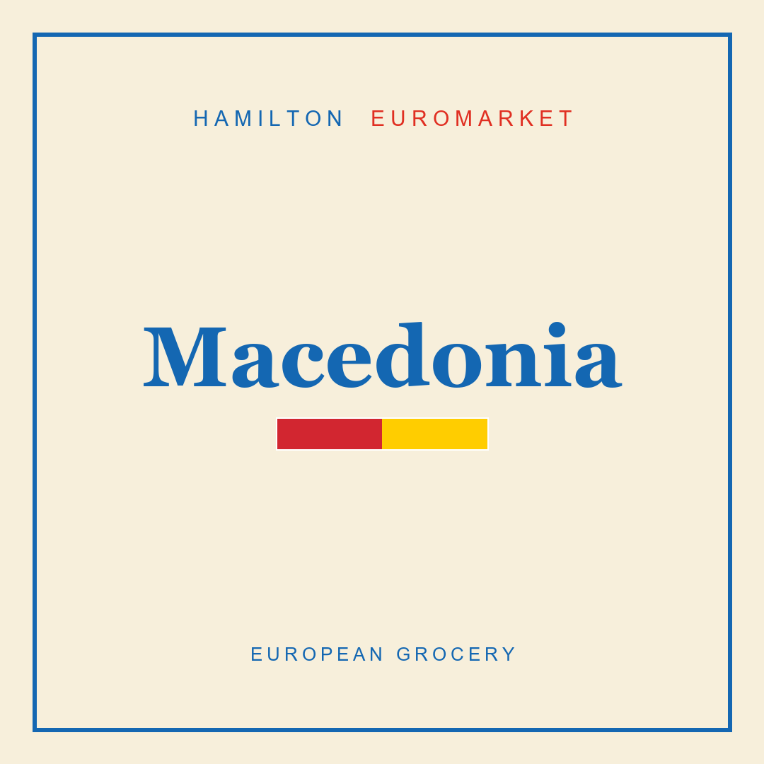 Macedonia — Hamilton Euromarket