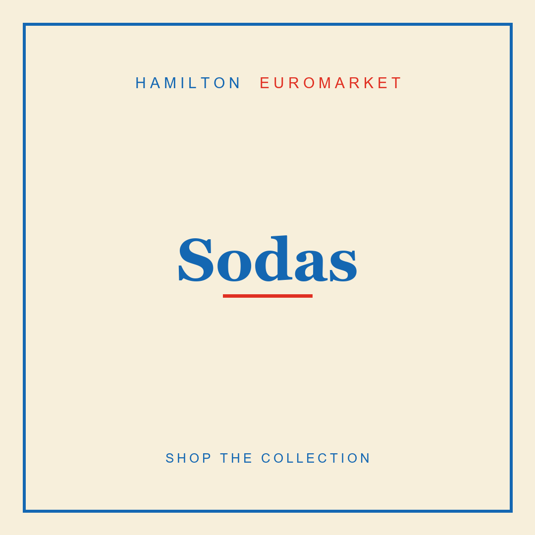 Sodas — Hamilton Euromarket