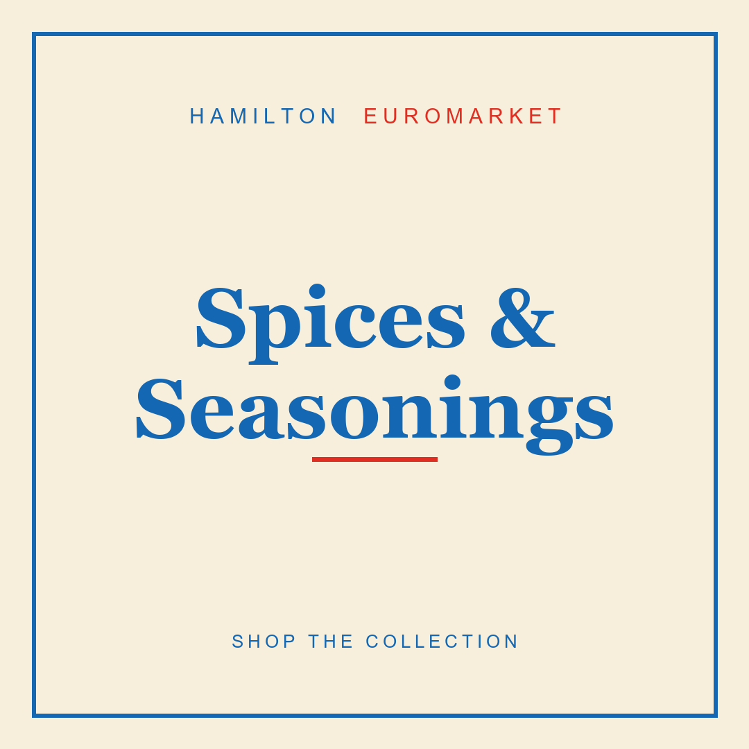 Spices & Seasonings — Hamilton Euromarket