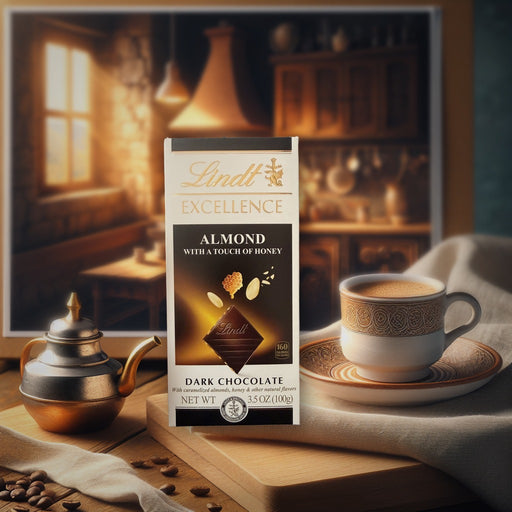 Lindt Excellence Dark Chocolate Almond With A Touch Of Honey
