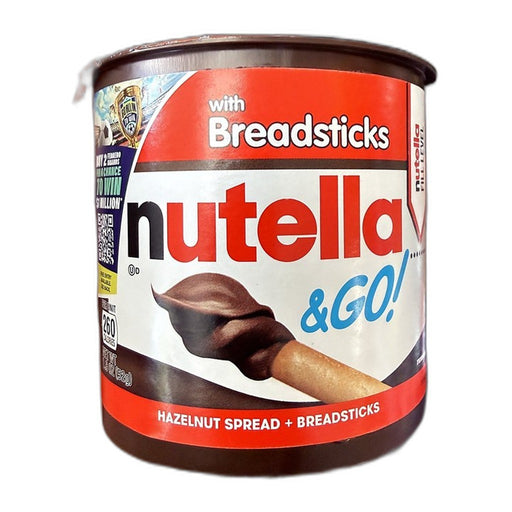 Nutella & GO! Breadsticks Hazelnut Spread Snack 52g (1.8oz) | HE gallery 009800800056 #2