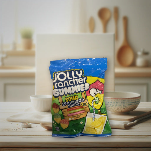 Jolly Rancher Gummies Sour Lemonade Stand 2 Flavors In 1 Candy