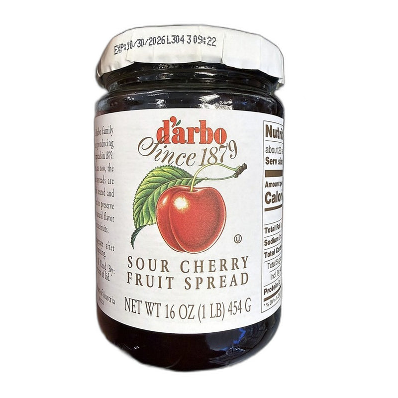 d'arbo Sour Cherry Fruit Spread 454 g (16 oz) | HE gallery 011368042519 #2