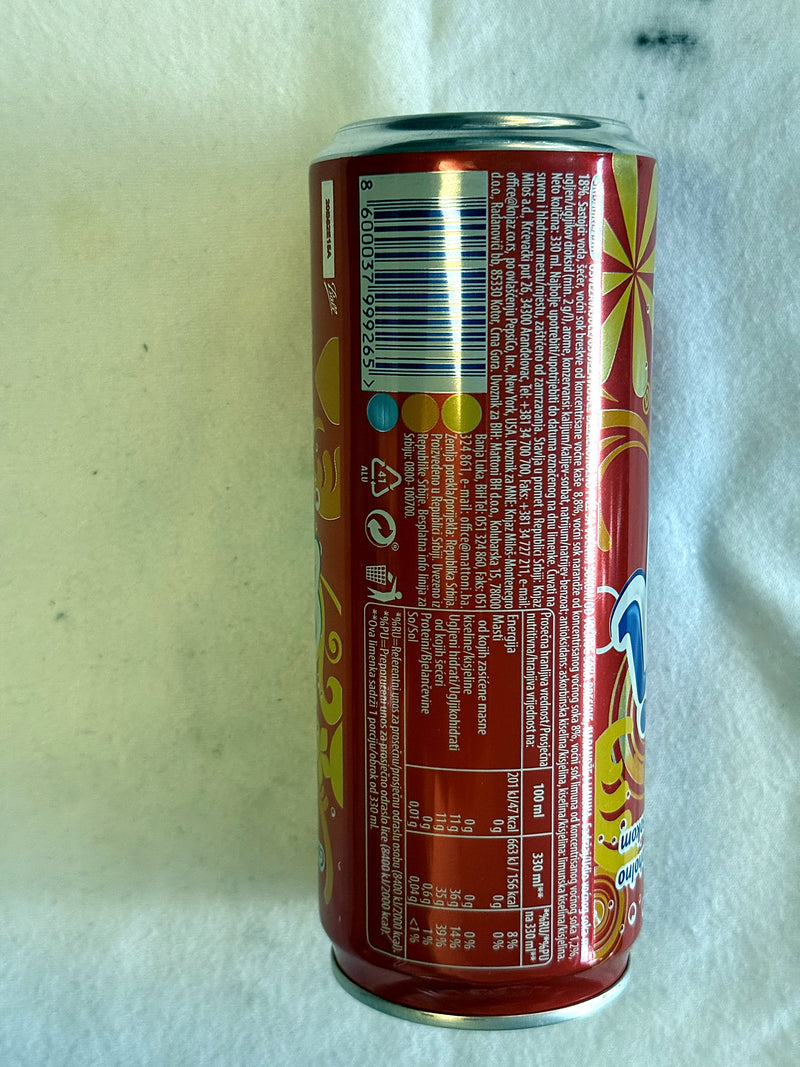 Knjaz Miloš Ivi Peach Breskva Sparkling Fruit Drink 330ml (11.2fl oz)