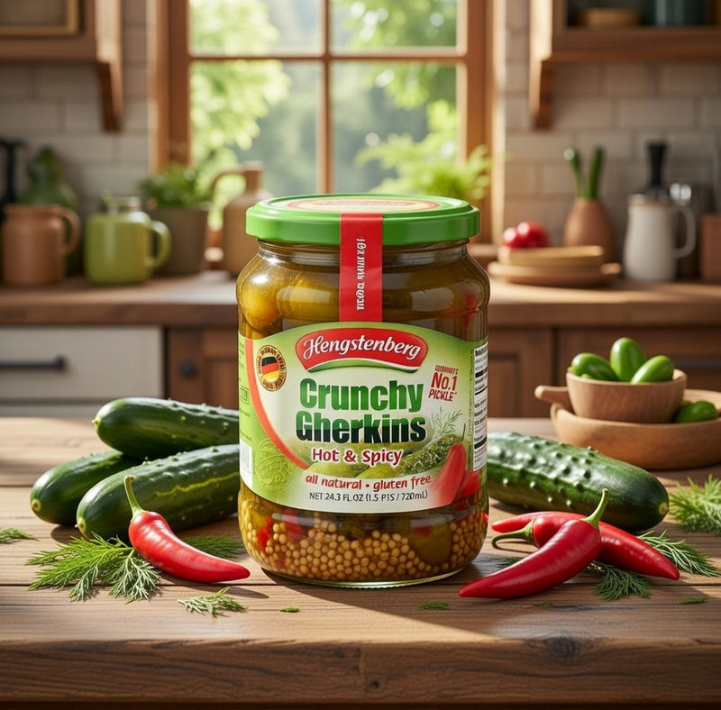 Hengstenberg Crunchy Gherkins 670 g