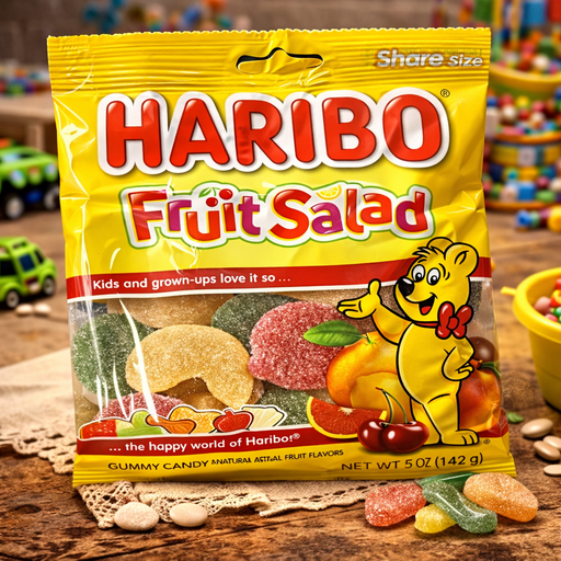 Haribo Fruit Salad Gummy Candy 142g — authentic snack from Turkey | Hamilton Euromarket
