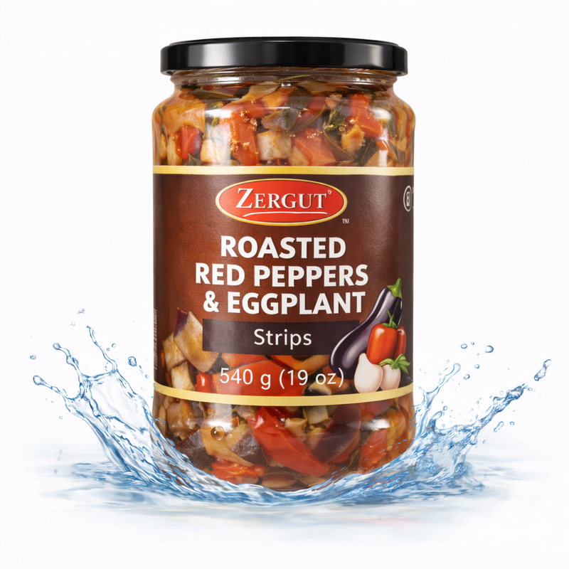 Zergut Roasted Eggplant & Pepper Strips 540 g