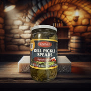 Zergut Dill Pickle Spears Polish Style 23.98oz (680g)