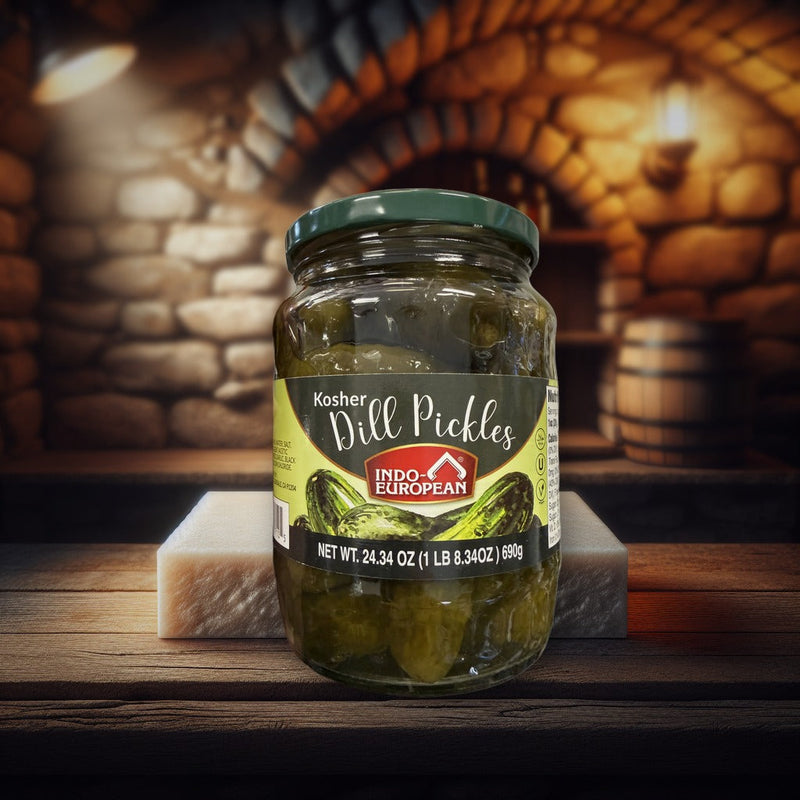 Indo-European Kosher Dill Pickles 690g (1.5lb)
