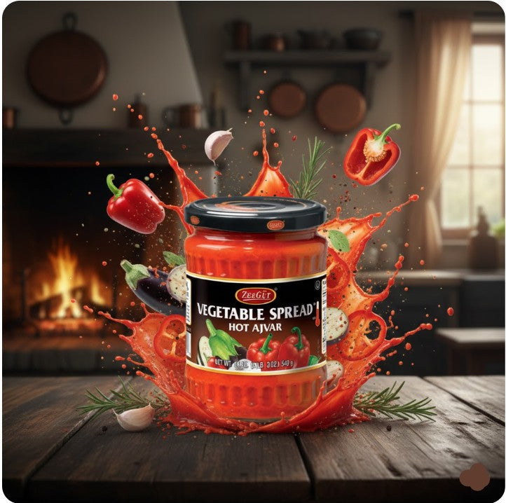 Zergut Hot Ajvar Vegetable Spread 540 g