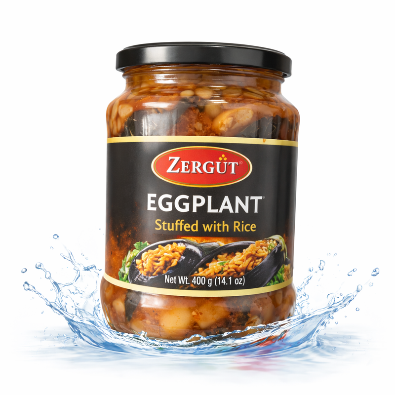 Zergut Eggplant Stuffed with Rice 400 g — authentic pantry from Bulgaria | Hamilton Euromarket
