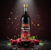 Zergut Sour Cherry Syrup 1 Qt (33.8 fl oz) — authentic beverage from Bulgaria | Hamilton Euromarket