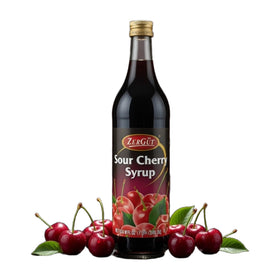 Zergüt Sour Cherry Syrup, Bulgarian Fruit Drink Base 1L (33.8fl oz)