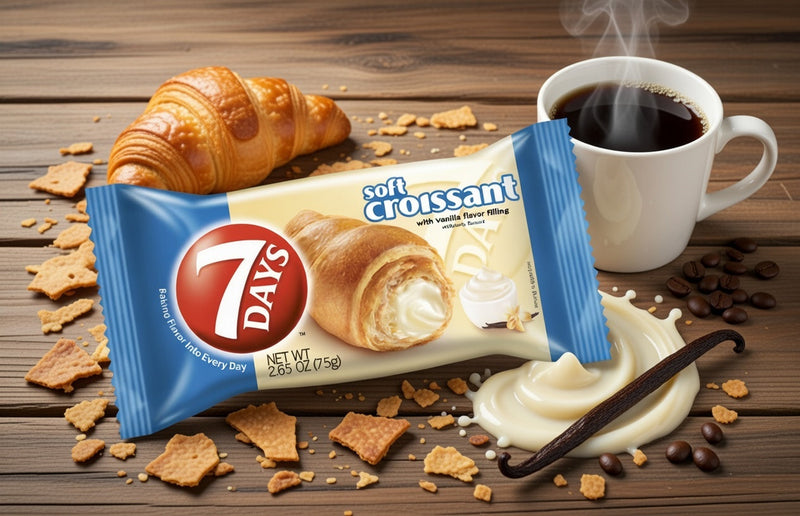7 Days 7Days Soft Croissant with Vanilla Filling 75 g
