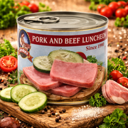 Teodora Pork & Beef Luncheon Loaf (Deli Meat) 200 g — authentic deli from Serbia | Hamilton Euromarket