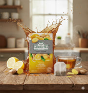 Ahmad Tea Lemon & Ginger Tea 40 g — authentic beverage from United Kingdom | Hamilton Euromarket
