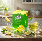 Ahmad Tea Lemon Green Tea 50 g — authentic beverage from United Kingdom | Hamilton Euromarket