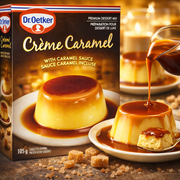 Dr. Oetker Creme Caramel Dessert Mix with Caramel Sauce 105 g — authentic baking from Germany | Hamilton Euromarket