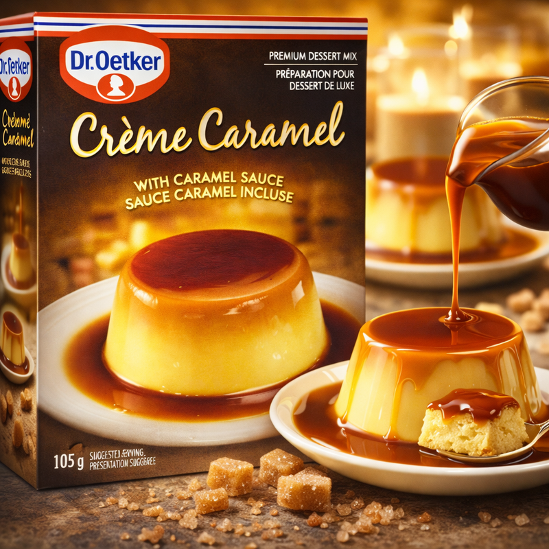 Dr. Oetker Creme Caramel Dessert Mix with Caramel Sauce 105 g